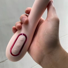 Máy rung âm đạo 2 đầu rung và hút kích thích nữ giới Electric Sucking Massager