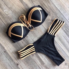 bikini 2 mảnh màu đen quyến rũ