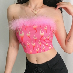 áo croptop lông