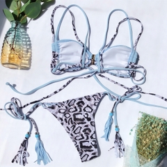 bikini 2 mảnh da báo