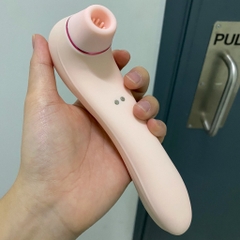 Máy rung âm đạo 2 đầu rung và hút kích thích nữ giới Electric Sucking Massager