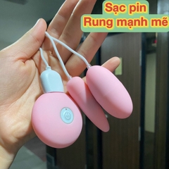 Trứng rung 2 đâu hồng kích thích âm đạo và điểm G