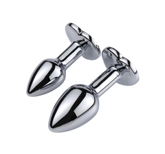 Phích cắm hậu môn trái tim Inox