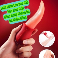 Lưỡi rung massage âm đạo mềm mịn như thật