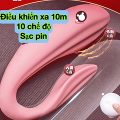 Máy rung điều khiển từ xa cầm tay 2 điểm chạm