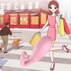 Máy rung Massage âm đạo hình đuôi cá sạc pin