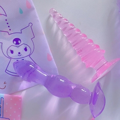 Phích cắm hậu môn Silicon hình xoắn ốc Butt Plug BDSM