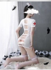 Đồ ngủ Cosplay y tá hở lưng