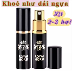 Xịt chống xuất tinh sớm Royal Horse làm tình khỏe như ngựa