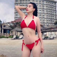 đồ bơi 2 mảnh màu đỏ