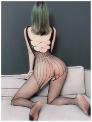 Đồ ngủ Cosplay bó sát Bodystocking khoét lưng