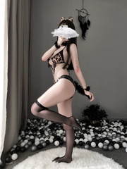 Đồ ngủ Cosplay da báo hở eo