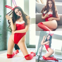 Đồ ngủ Cosplay Jumpsuit tai thỏ Sexy