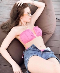 bikini 2 mảnh hồng