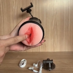 Âm đạo giả gắn tường Secret Cat rung rên mút kết nối Bluetooth