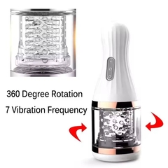 Âm đạo giả tự động Dibe xoay đảo chiều phát âm thanh rên la