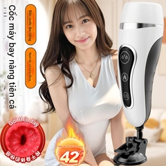 Âm đạo giả tự động gắn tường làm nóng rên rung siêu mạnh
