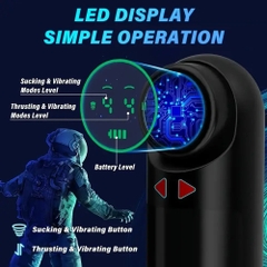 Âm đạo giả tự động GloryFox 4 chế độ rung thụt hút siêu mạnh siêu khủng