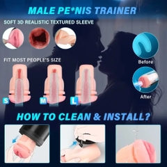 Âm đạo giả tự động GloryFox 4 chế độ rung thụt hút siêu mạnh siêu khủng