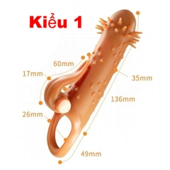 Bao cao su đôn dên Octopus Tentacle Penis Sleeve có xúc tu gai nổi tăng kích thích