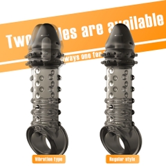 Bao Cao Su Đôn Rung Black Muscle Meleon Kéo Dài 19cm
