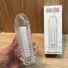 Bao cao su gai Crystal Silicon kích thích 3 trong 1