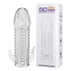 Bao cao su gai Crystal Silicon kích thích 3 trong 1