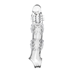 Bao Đôn Dên Wolf's Fang Double Pearls Kéo Dài Tăng Kích Thước Trong Suốt