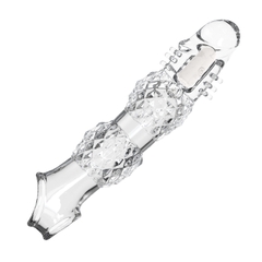 Bao Đôn Dên Wolf's Fang Double Pearls Kéo Dài Tăng Kích Thước Trong Suốt