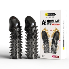 Bộ 2 bao đôn dên đầu khấc gai mềm rung Meleon Dragon Thorn