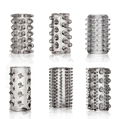 Bộ 6 bao đôn dương vật Silicone có gai gân núm tăng kích thước và khoái cảm