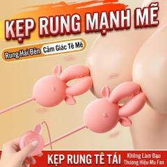 Bộ kẹp vú càng cua rung hút 3 đầu silicon mềm