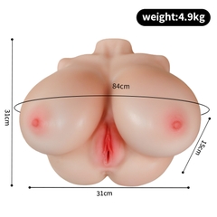 Búp bê tình dục nửa thân với ngực ba chiều âm đạo và mông kích thước lớn