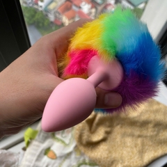 Butt plug đuôi thú nhiều màu lông mềm mịn cao cấp