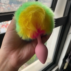 Butt plug đuôi thú nhiều màu lông mềm mịn cao cấp