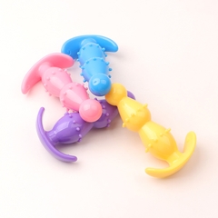 Butt Plug Silicon gai 3 tầng có đế mỏ neo