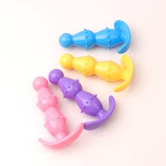 Butt Plug Silicon gai 3 tầng có đế mỏ neo