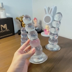 Chuỗi bóng hậu môn Silicon tháp trong suốt mềm dẻo