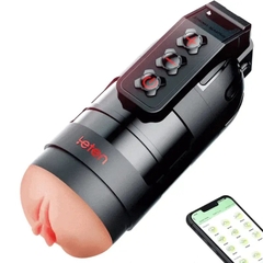 Cốc thủ dâm Leten Thunderstorm Grenade App rung cực mạnh hồng khít