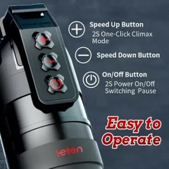 Cốc thủ dâm Leten Thunderstorm Grenade App rung cực mạnh hồng khít