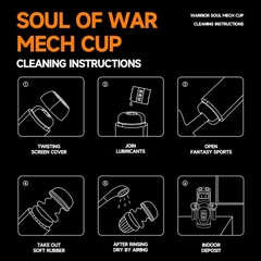 Cốc thủ dâm tự động Warrior Mech Cup rung thụt điều khiển App