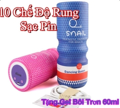 Cốc thủ dâm Snail nhiều chế độ rung TẶNG Gel bôi trơn