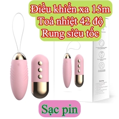 Trứng rung điều khiển từ xa tỏa nhiệt 42 độ Lilo