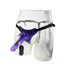 Dildo đeo hông rung 10 chế độ - Strap-on Rabbit Dong 8.5 inch cao cấp