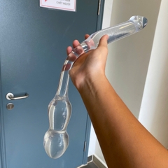 Dildo hai đầu dành cho Les massage điểm G và hậu môn cao cấp