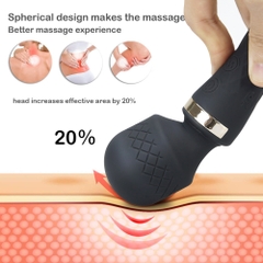Dildo rung đôi silicone mềm nhiều chế độ rung hậu môn âm đạo