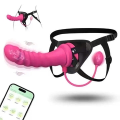 Dildo Rung Strap On Điều Khiển App - Dương Vật Giả Cho Les Đeo Rung