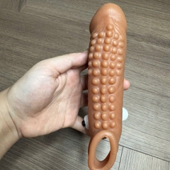 Dương Vật Đeo Rỗng Ruột Có Gai Bi Kèm Vòng Rung