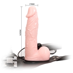 Dương Vật Giả Đeo Hông Baile Ultra Passionate Harness Rung Nhiều Tốc Độ Có Dây Đai Da