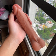 Dương vật giả điều khiển từ xa có lưỡi liếm rung ngoáy tỏa nhiệt